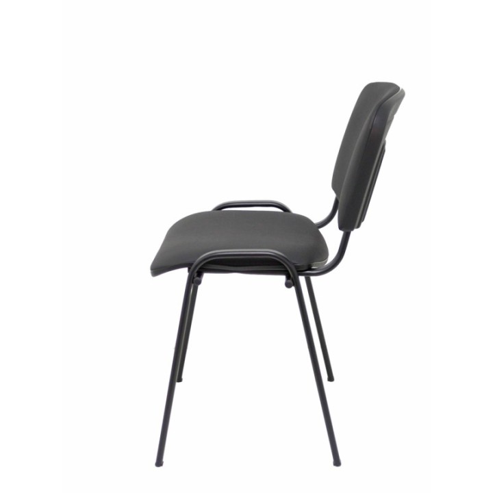 Pack 4 sillas Iso similpiel negro