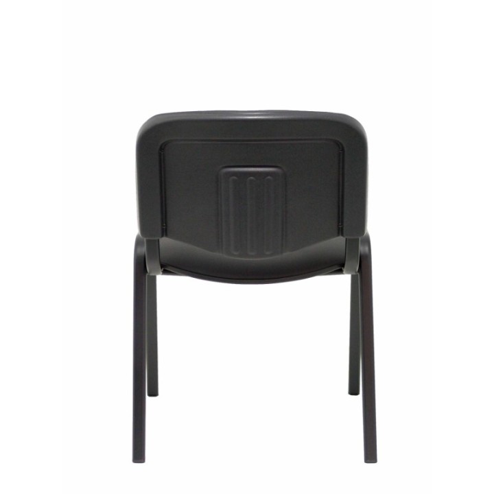 Pack 4 sillas Iso similpiel negro