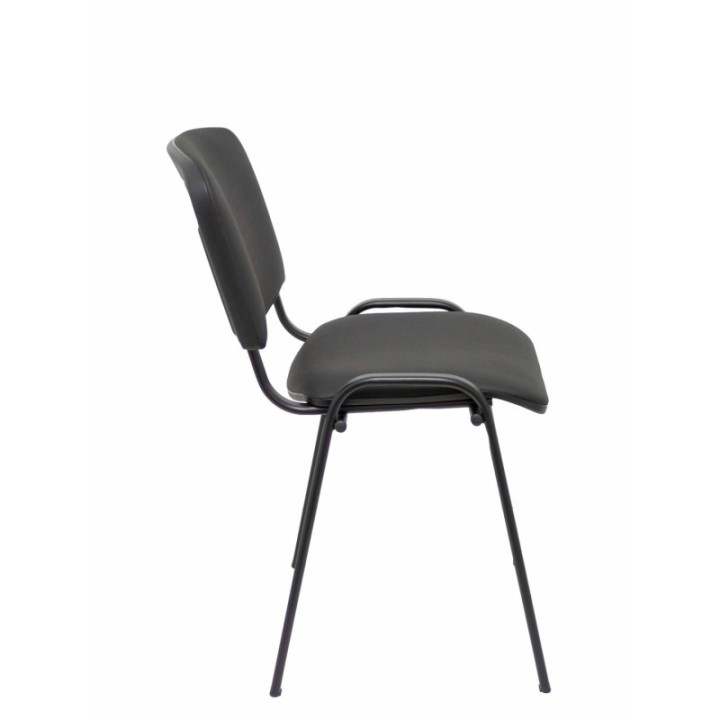 Pack 4 sillas Iso similpiel negro