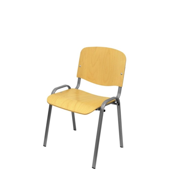 Pack 4 sillas Iso wood madera haya