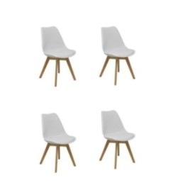 Pack 4 sillas Don Rodrigo 2.0 color blanco