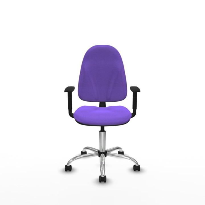 Algarra CP bali lila brazos 1D base cromada ruedas autofrenantes 50mm