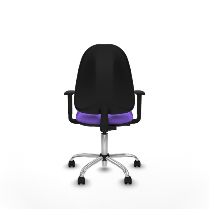 Algarra CP bali lila brazos 1D base cromada ruedas nailon 50mm