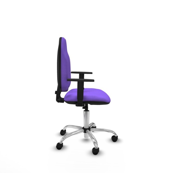 Algarra CP bali lila brazos 1D base cromada ruedas nailon 50mm