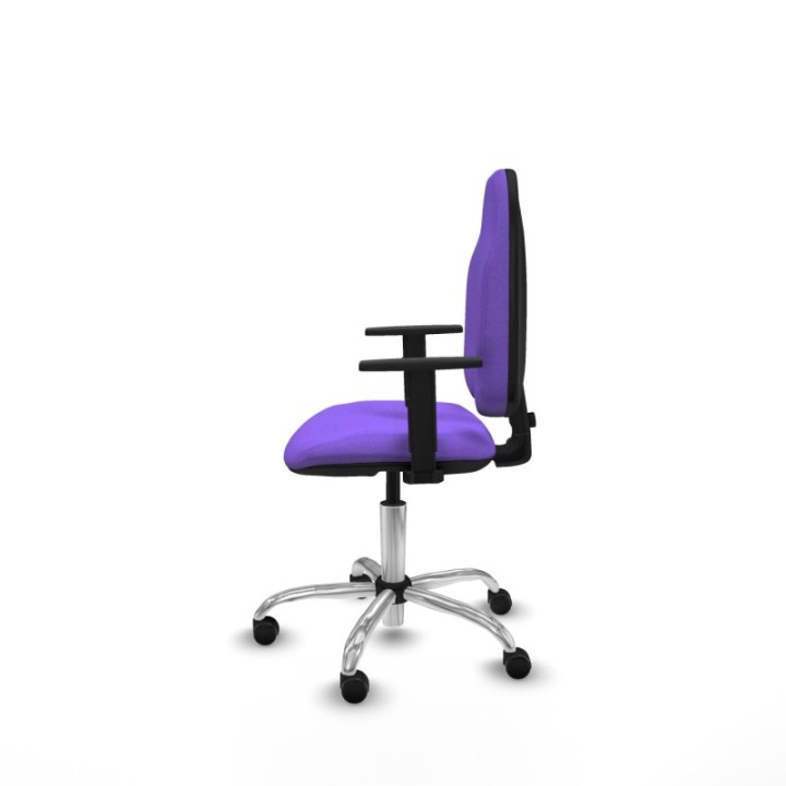 Algarra CP bali lila brazos 1D base cromada ruedas engomadas 50mm