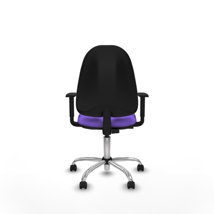 Algarra CP bali lila brazos 1D base cromada ruedas engomadas 50mm