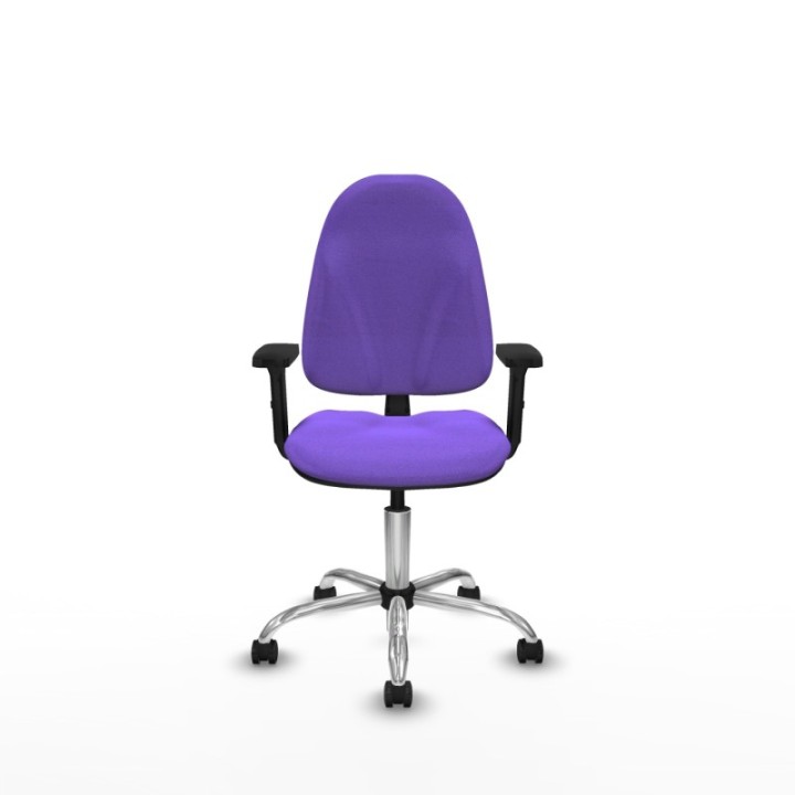 Algarra CP bali lila brazos 2D base cromada ruedas engomadas 50mm