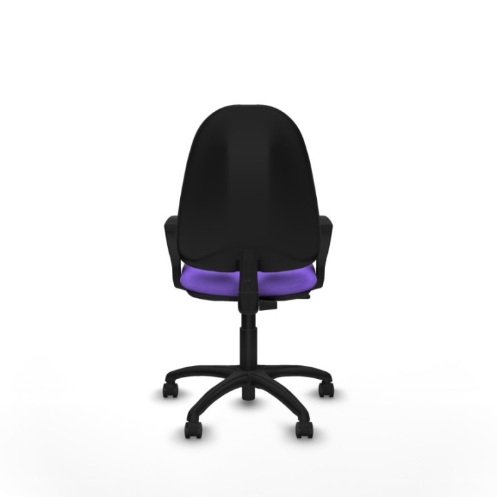 Algarra CP bali lila brazos fijos base poliamida ruedas engomadas 50mm