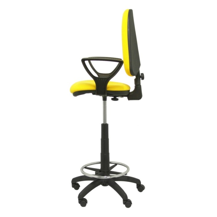 Taburete Aýna bali amarillo brazos fijos