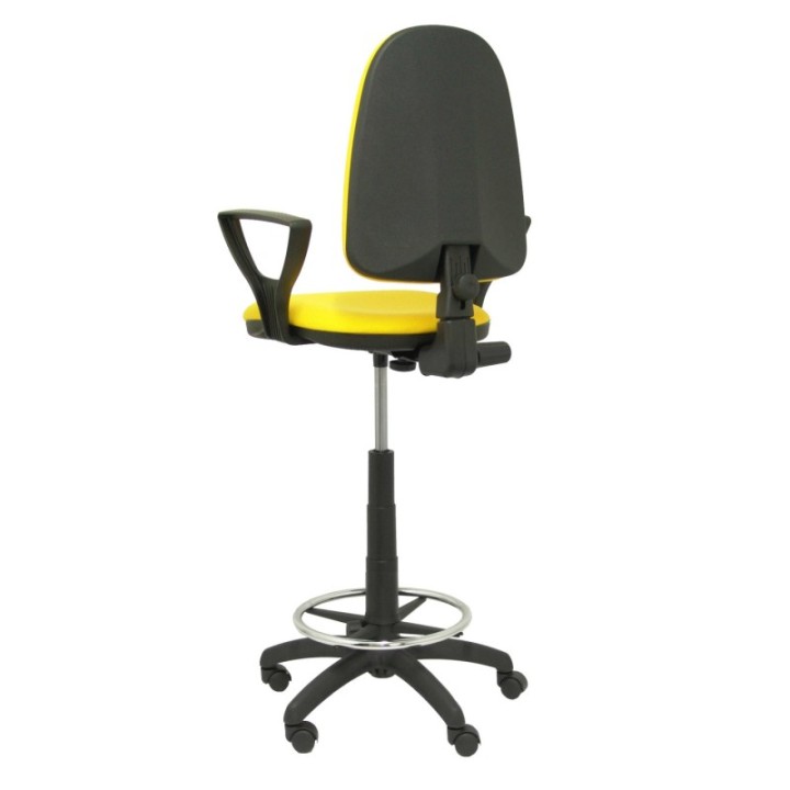 Taburete Aýna bali amarillo brazos fijos