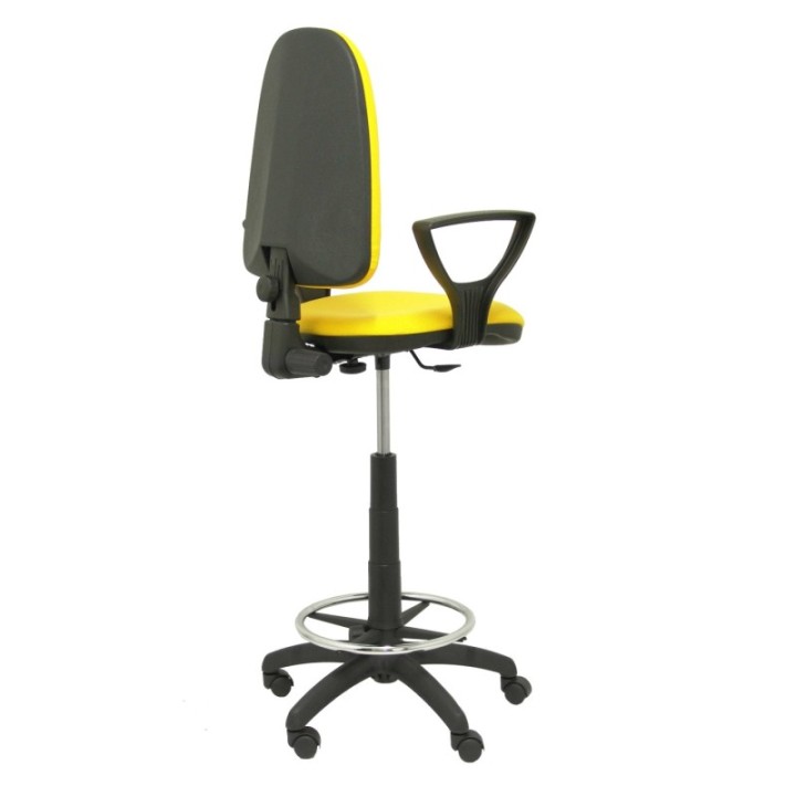 Taburete Aýna bali amarillo brazos fijos