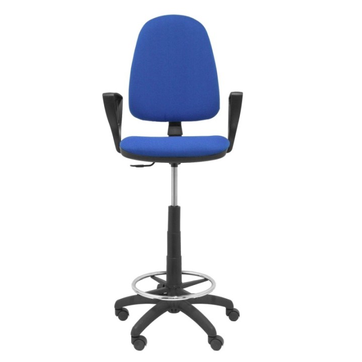 Taburete Aýna bali azul brazos fijos