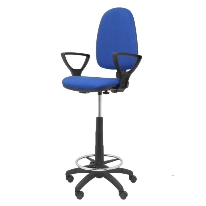 Taburete Aýna bali azul brazos fijos