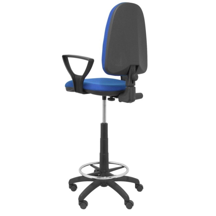 Taburete Aýna bali azul brazos fijos