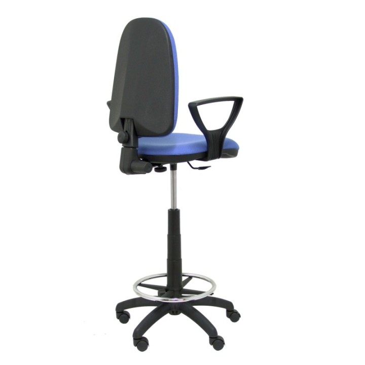 Taburete Aýna bali azul claro brazos fijos