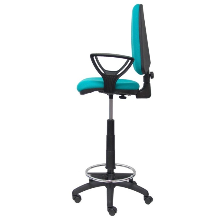 Taburete Aýna bali turquesa brazos fijos