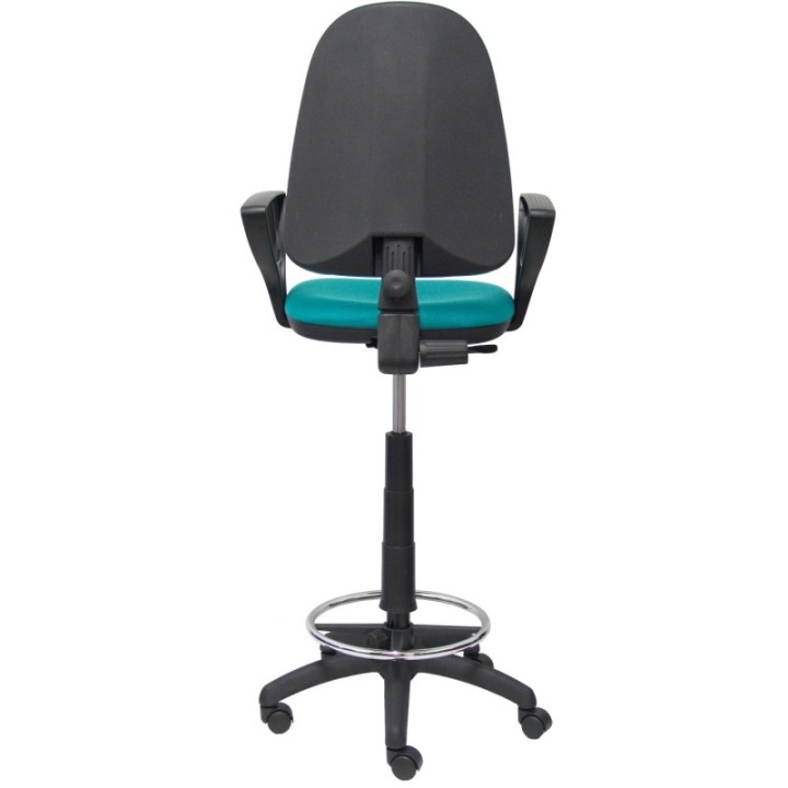 Taburete Aýna bali turquesa brazos fijos