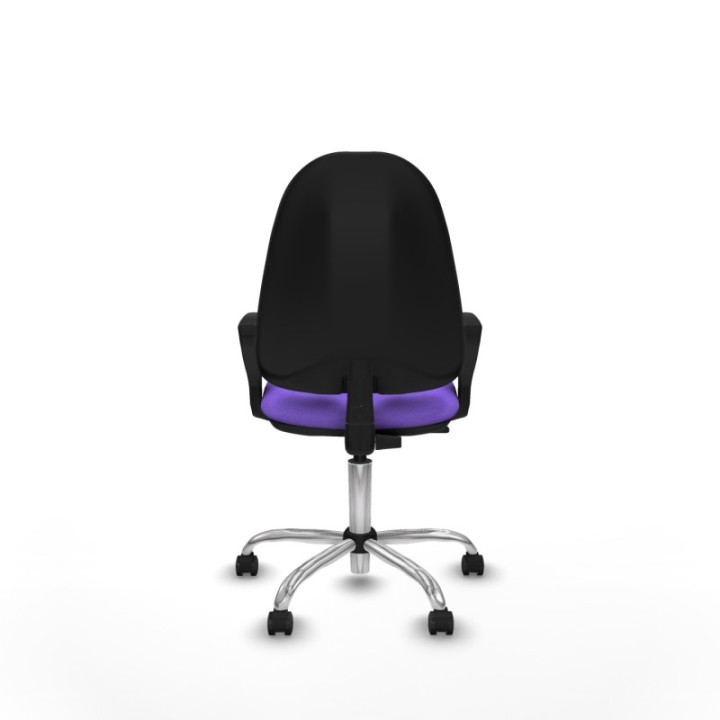 Algarra CP bali lila brazos fijos base cromada ruedas engomadas 50mm