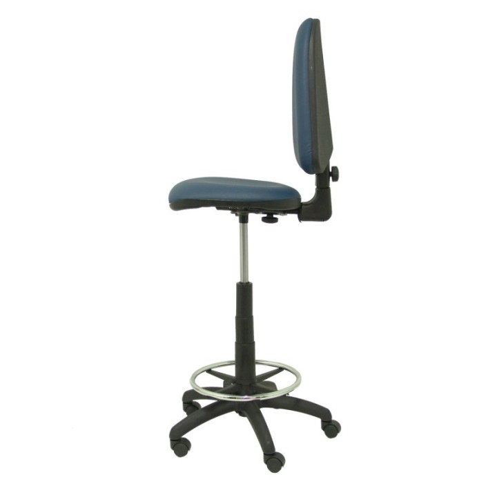 Taburete Aýna similpiel azul marino