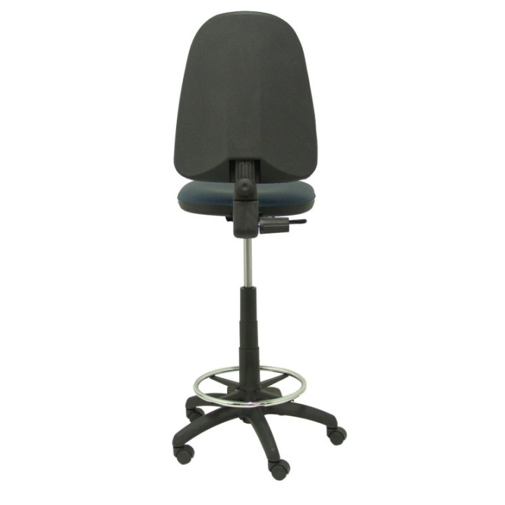 Taburete Aýna similpiel azul marino