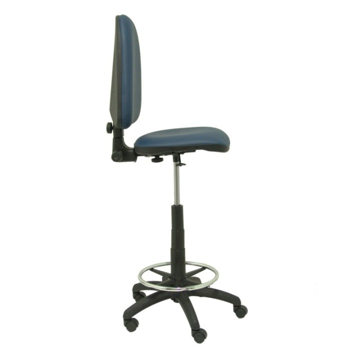 Taburete Aýna similpiel azul marino