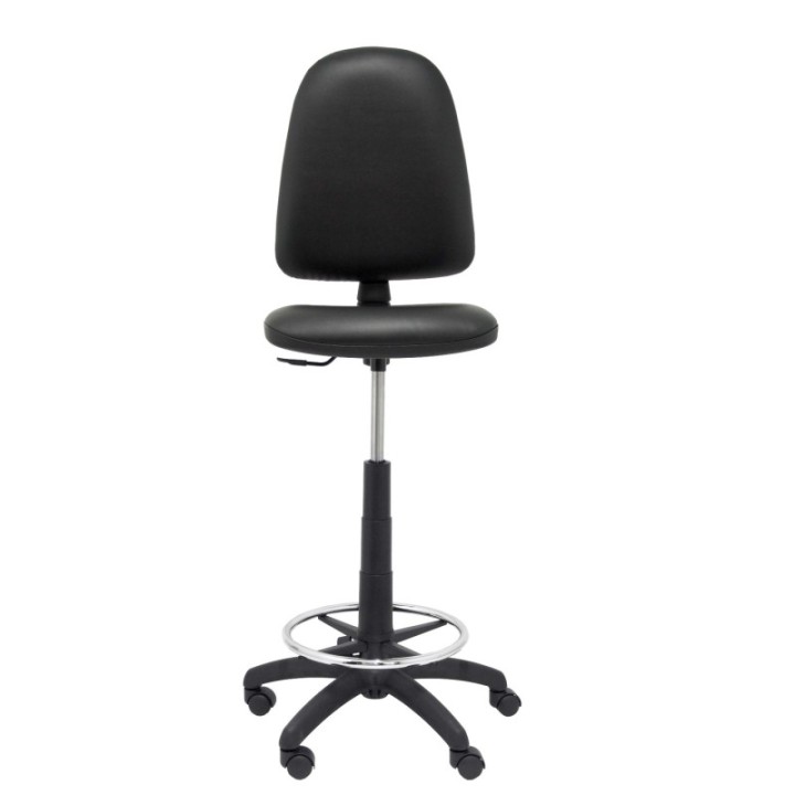 Taburete Aýna similpiel negro