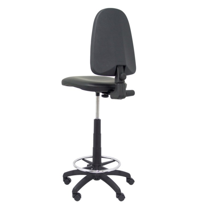 Taburete Aýna similpiel negro