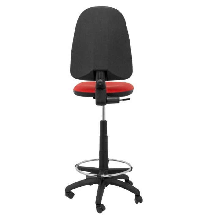 Taburete Aýna similpiel rojo