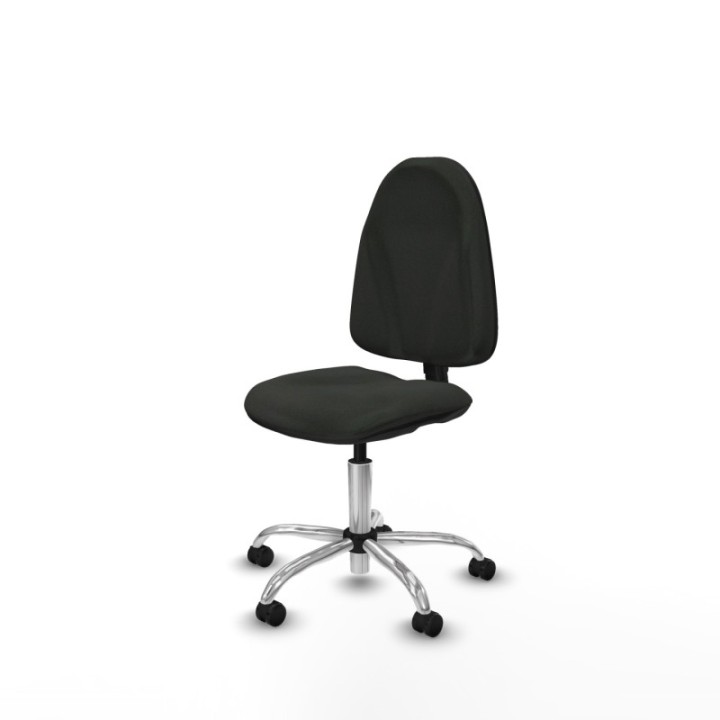 Algarra CP bali negro  base cromada ruedas autofrenantes 50mm