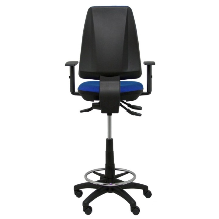 Taburete Elche S bali azul brazos regulables