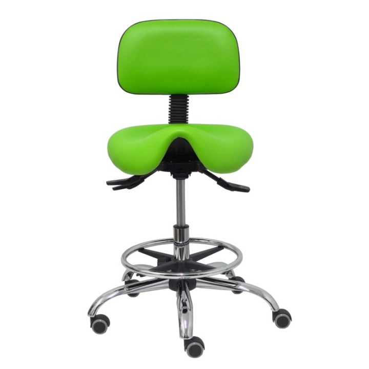 Taburete Zarza similpiel pistacho