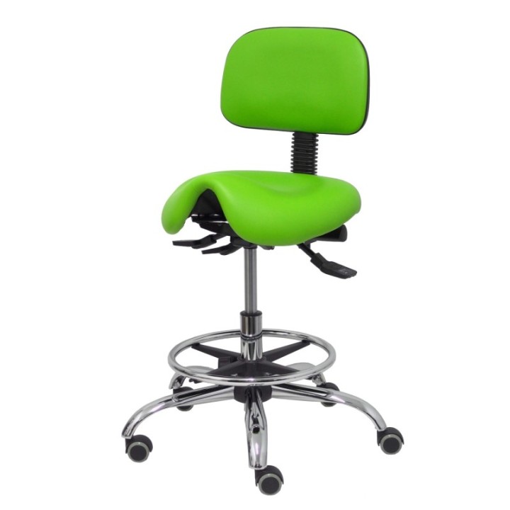 Taburete Zarza similpiel pistacho