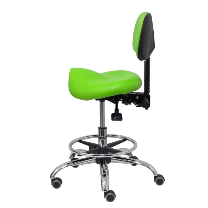 Taburete Zarza similpiel pistacho