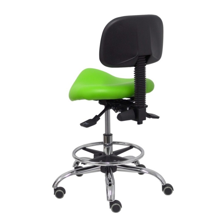 Taburete Zarza similpiel pistacho