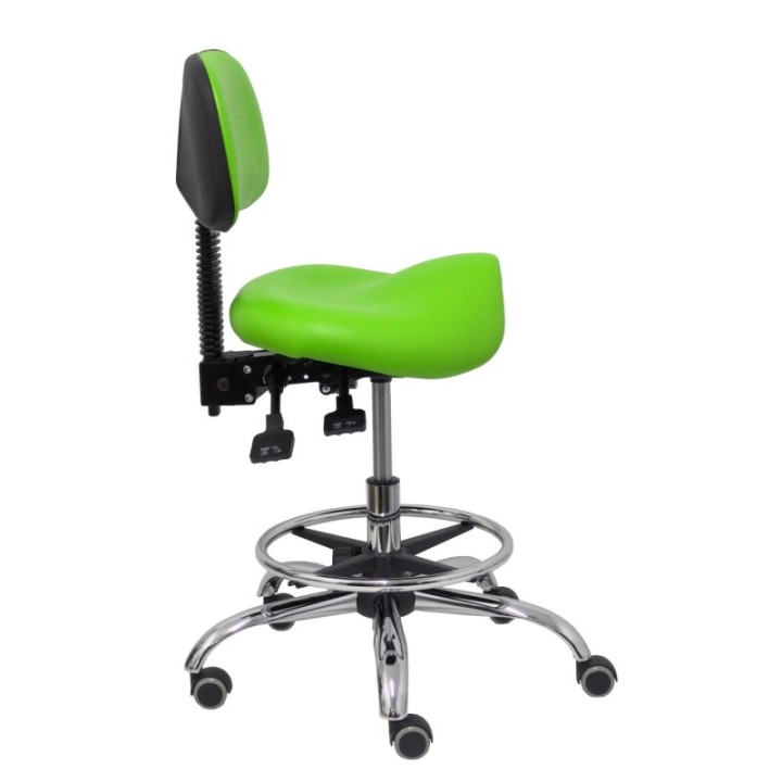 Taburete Zarza similpiel pistacho