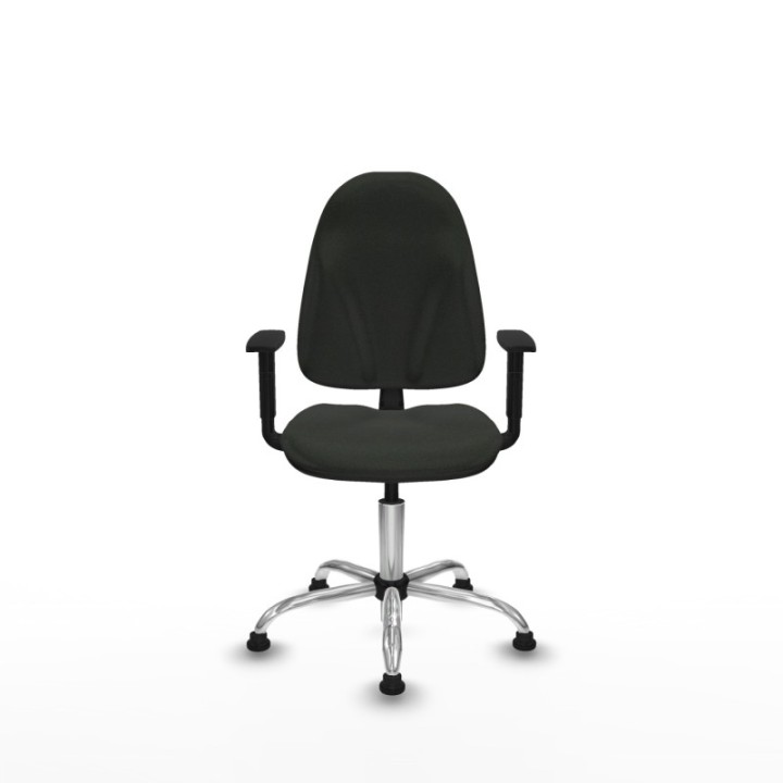 Algarra CP bali negro brazos 1D base cromada topes