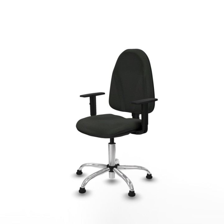 Algarra CP bali negro brazos 1D base cromada topes