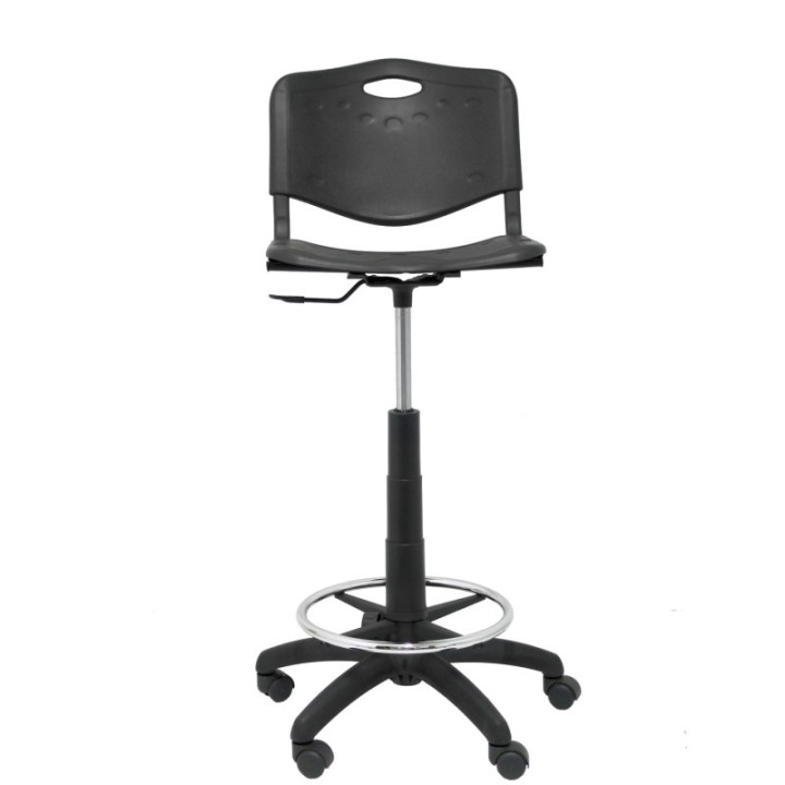 Taburete Robledo PVC negro