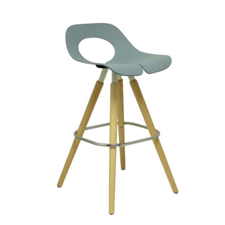 Taburete Tauko azul.