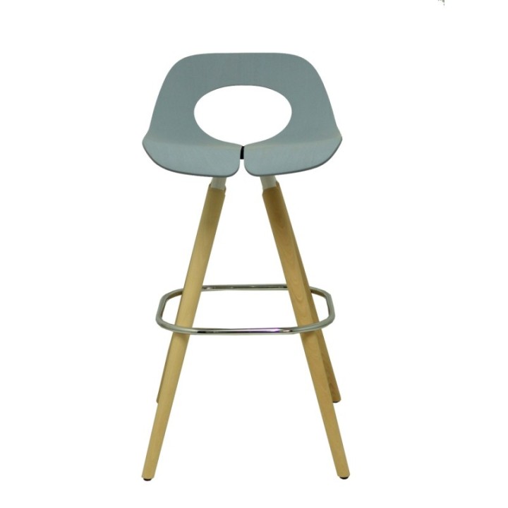 Taburete Tauko azul.