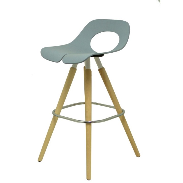 Taburete Tauko azul.