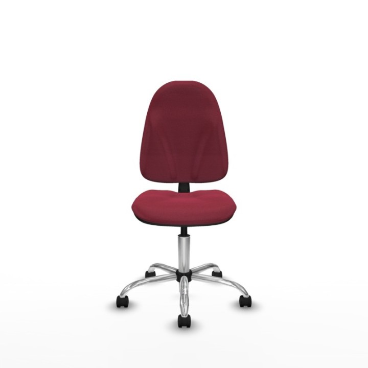 Algarra CP bali granate  base cromada ruedas nailon 50mm