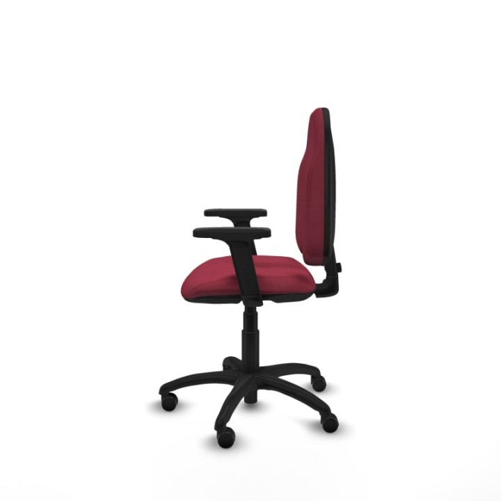 Algarra CP bali granate brazos 2D base poliamida ruedas autofrenantes 50mm