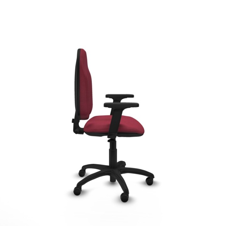 Algarra CP bali granate brazos 2D base poliamida ruedas autofrenantes 50mm