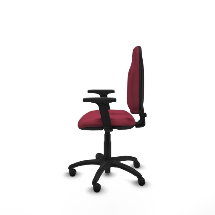 Algarra CP bali granate brazos 2D base poliamida ruedas engomadas 50mm