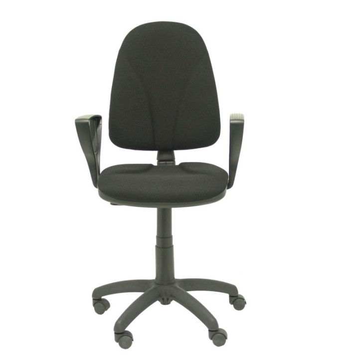 Silla Algarra CP bali negra brazos fijos