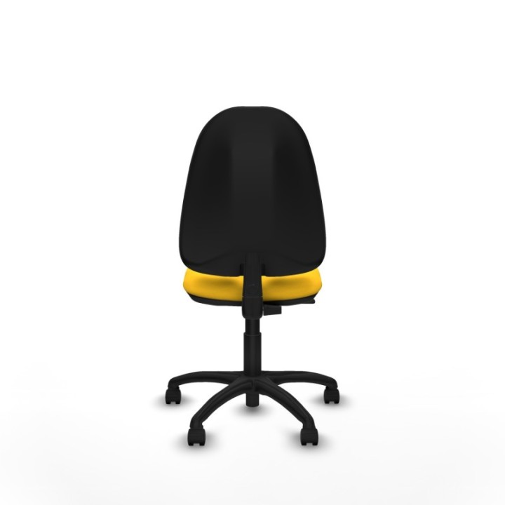 Algarra CP similpiel amarillo  base poliamida ruedas nailon 50mm