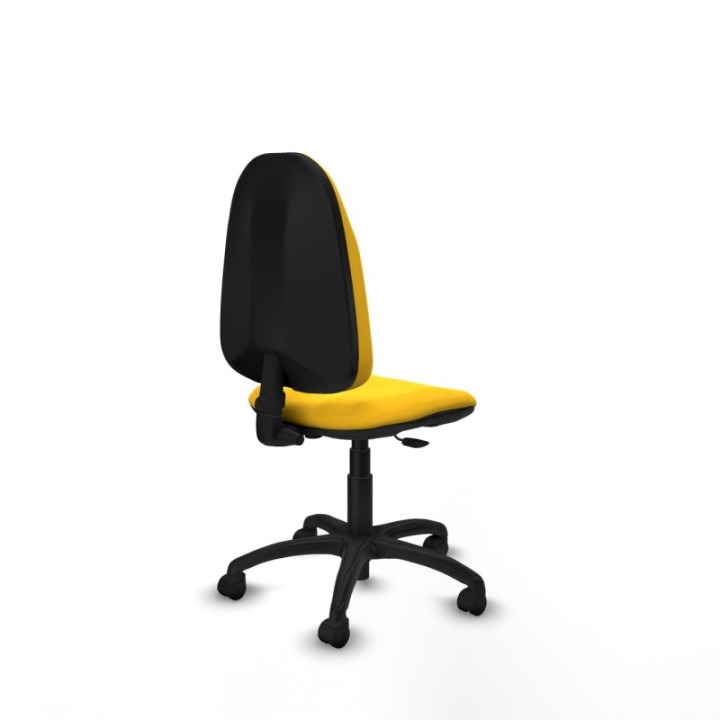 Algarra CP similpiel amarillo  base poliamida ruedas nailon 50mm