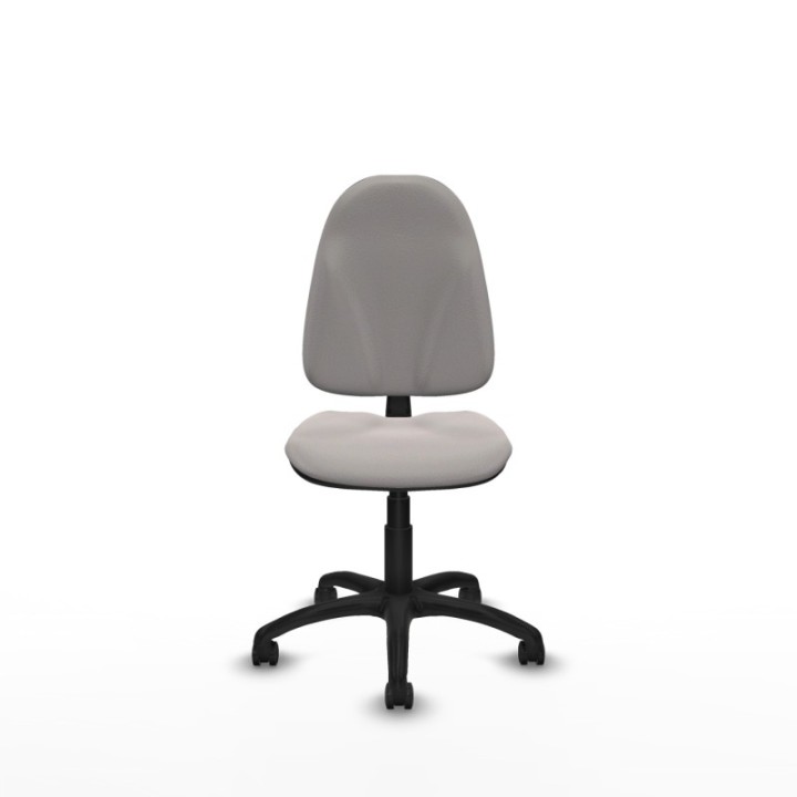 Algarra CP similpiel blanco  base poliamida ruedas autofrenantes 50mm