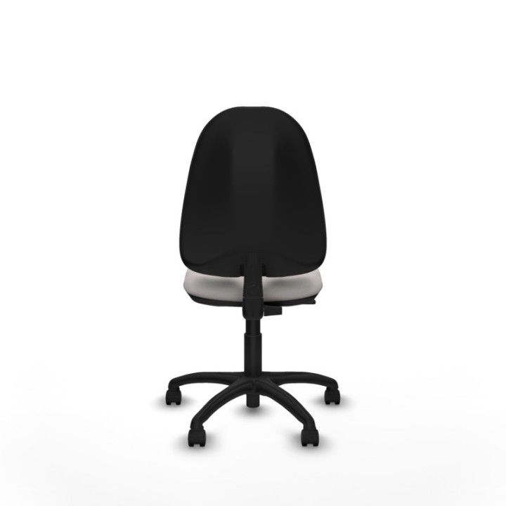 Algarra CP similpiel blanco  base poliamida ruedas nailon 50mm